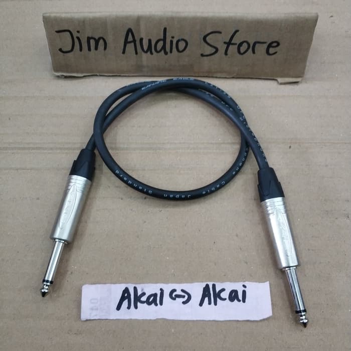 Kabel audio canare 3meter akai 6,5mm to akai 6,5mm / akai to akai