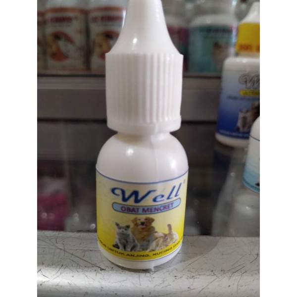 WELL 10 ml - Obat Mencret/Obat Cacing Khusus Untuk Anjing, Kucing dan Kelinci