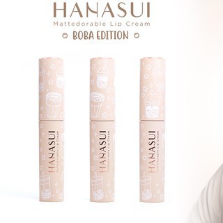 Image of ☘️ CHAROZA ☘️ HANASUI Mattedorable | Boba Lip Cream | Lip Stain Series
