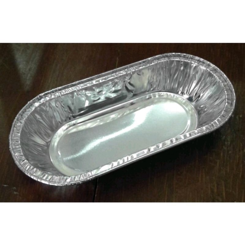 Aluminium Foil Tray Cup Oval OX-6005 / Wadah Cetakan Kue OX6005 (10 pcs)