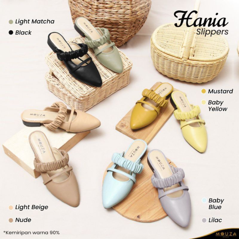 Hania Slippers || Sepatu Sandal Wanita by Mouza Shoes