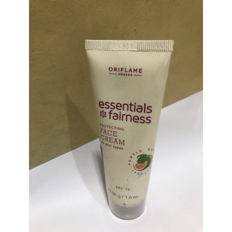 PRELOVED ORIFLAME ESSENTIALS FAIRNESS FACE CREAM