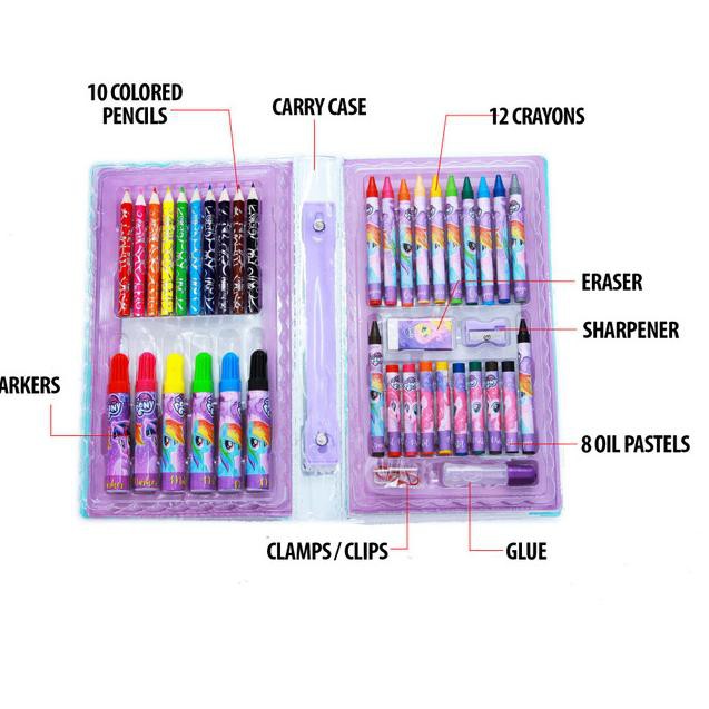 

My Little Pony Art Set 42 pcs Adinata/ Alat Mewarnai / Crayon (Purple)