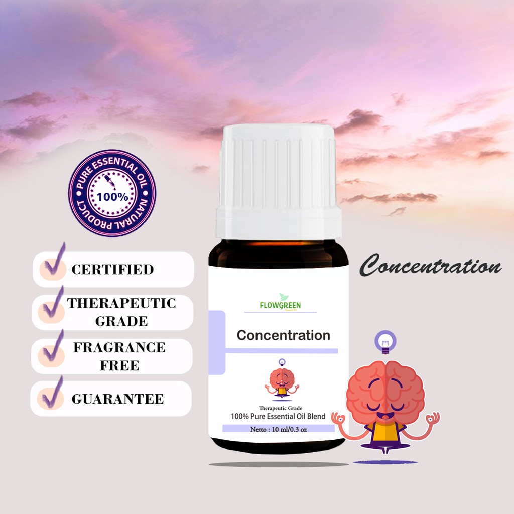 FLOWGREEN CONCENTRATION ESSENTIAL OIL DIFFUSER HUMUDIFIER BLEND 10 ML