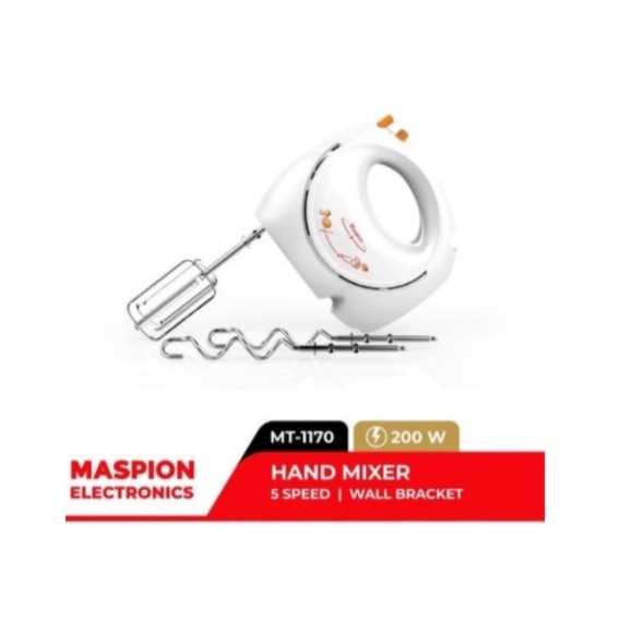 Maspion Hand Mixer MT-1170 Pencampur MT 1170