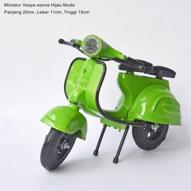 Miniatur Vespa - Miniatur motor vespa
