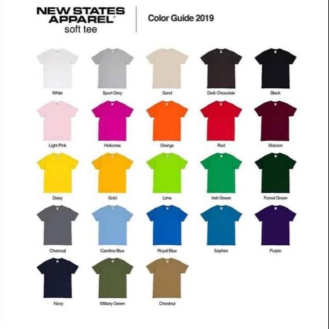 Kaos Polos New States Apparel