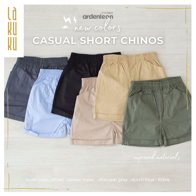 Lakuku - Ardenleon Casual Short Chinos Unisex Celana Pendek Anak 1-7th Premium Cotton