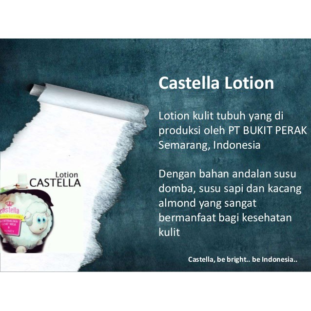 [New Packaging] Lotion Castella Domba Ori BPOM Australian Goat Milk Lotion Domba Pemutih Badan