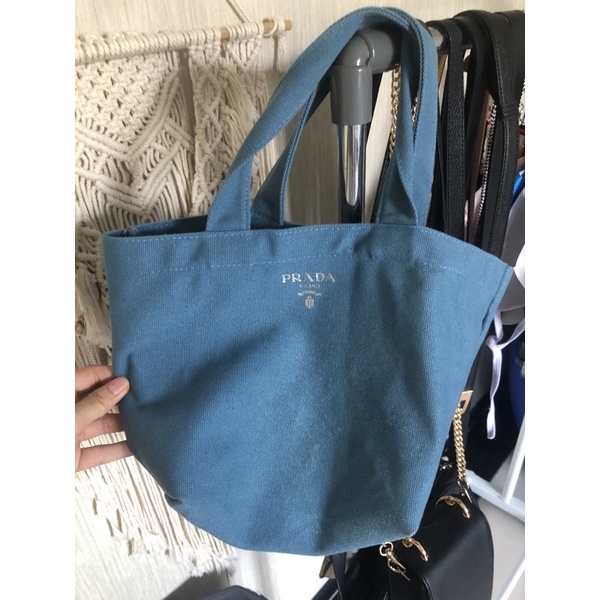 Prada Totebag VIP Gift Authentic Tas Denim