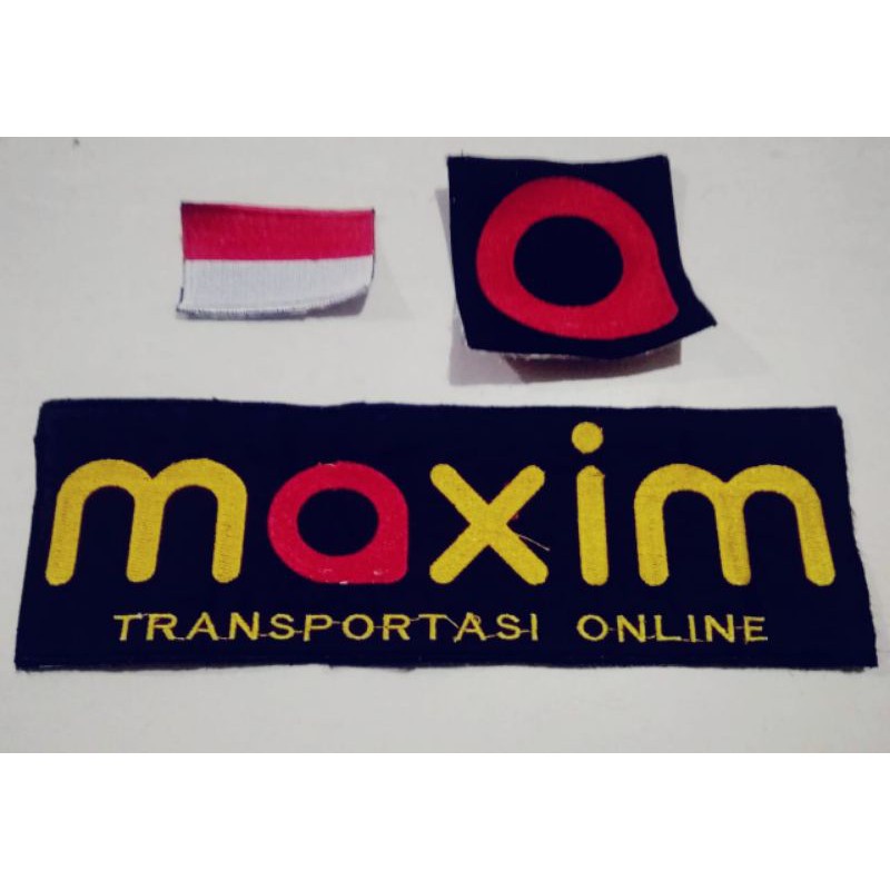 Bordir logo Maxim emblem Maxim(3 pcs)