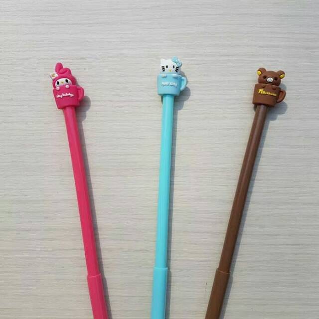 

Pulpen Gel Gelas Kartun 0.5mm