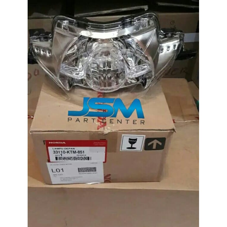 LAMPU DEPAN SUPRA X 125 LAMA HEAD LAMP SUPRAX 125 REFLEKTOR ORI AHM ORI ORIGINAL