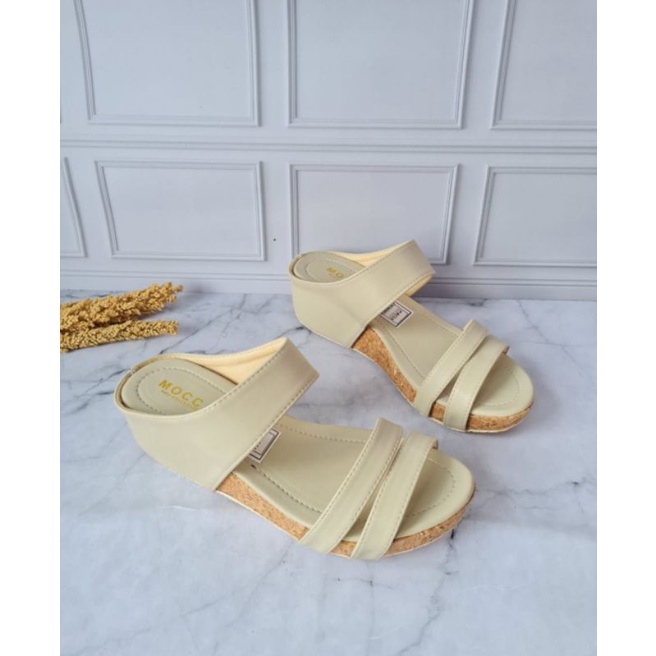 ABBUSHOES SS 20 Wedges Sandal Terbaru