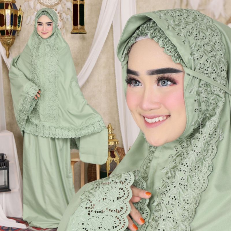 mukena ramadani katun mikro jumbo