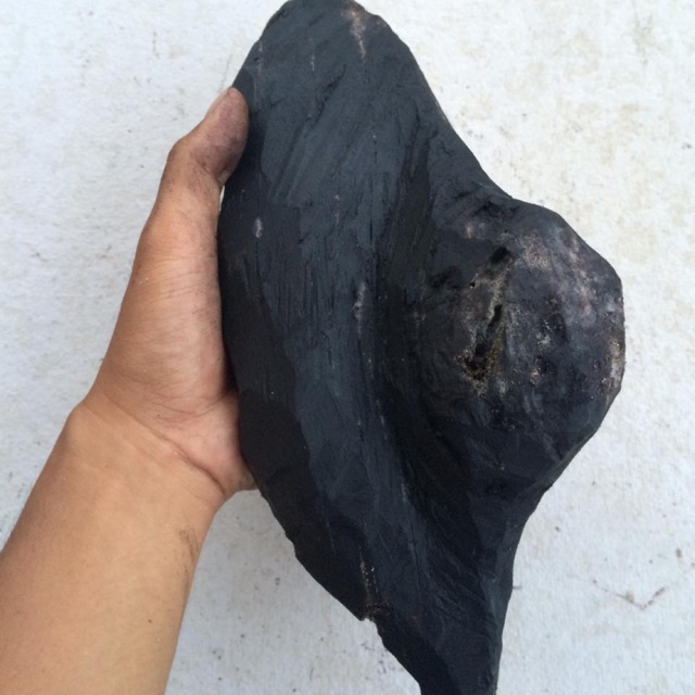 Bongkahan Kayu Gahru Hitam Asli Kalimantan 02