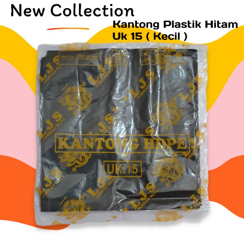 Kantong Plastik Hitam Kecil Kantong Kresek Kecil Ukuran 15