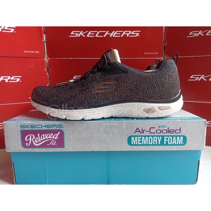Skechers Empire D'Lux - She Glitter Black/Rose Gold Original