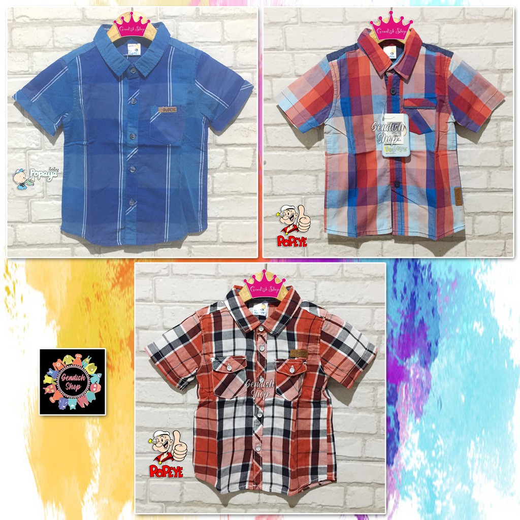 [36] KEMEJA ANAK LAKI-LAKI BY BABY POPEYE