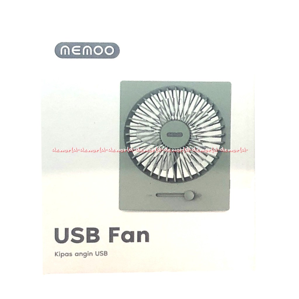 Memoo USB Fan Kipas Angin Kecil Bisa Dicharge USB