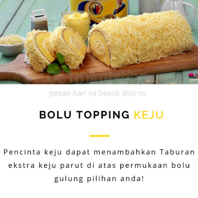 

Bolu Meranti Toping Keju