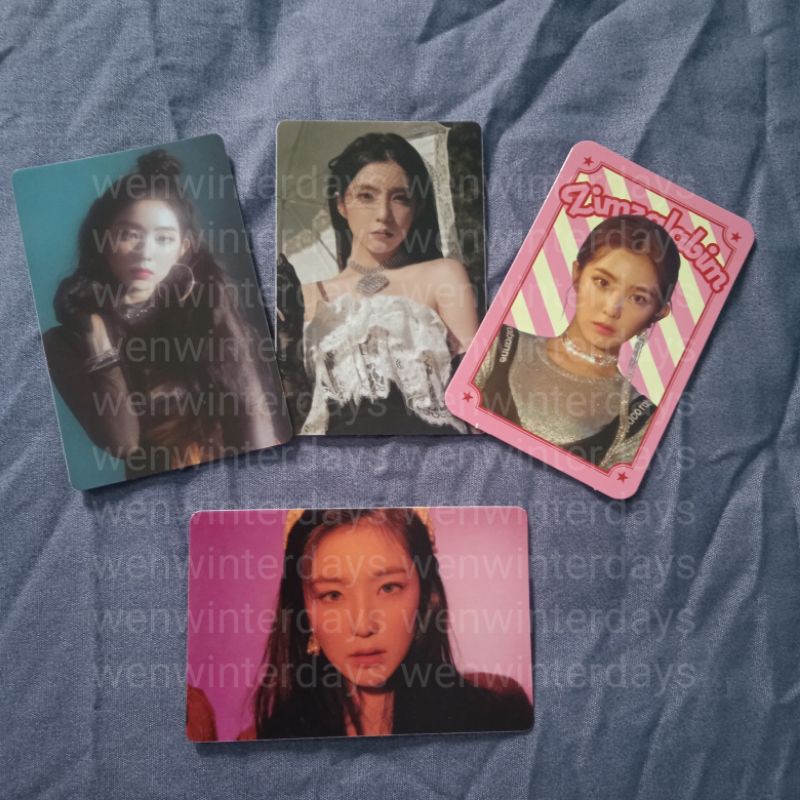[READY] RED VELVET IRENE PHOTOCARD PSYCHO ZIMZALABIM FINALE BAD BOY KIHNO RANDOM STICKER