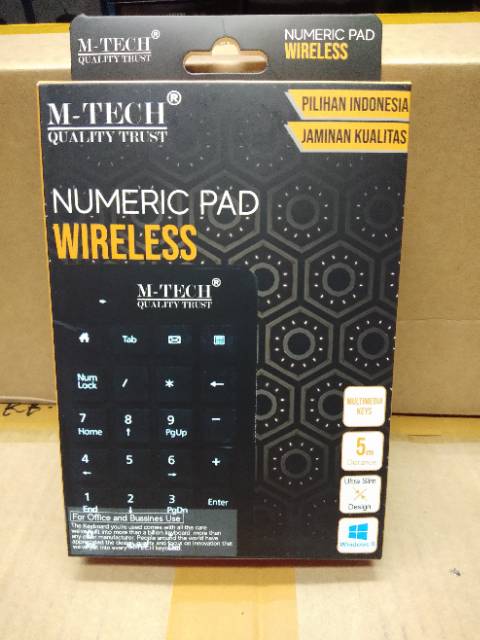 M-Tech Keyboard Numeric Wireless