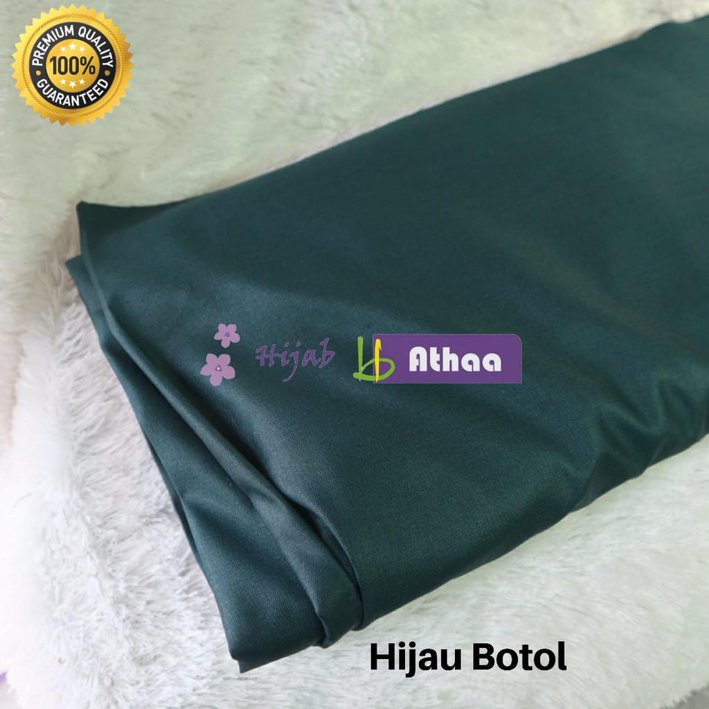 Kain Toyobo Royal Mix Premium Ori 0,5 meter / Kain Toyobo Premium Import Quality / Katun Toyobo Ori-Hijau Botol