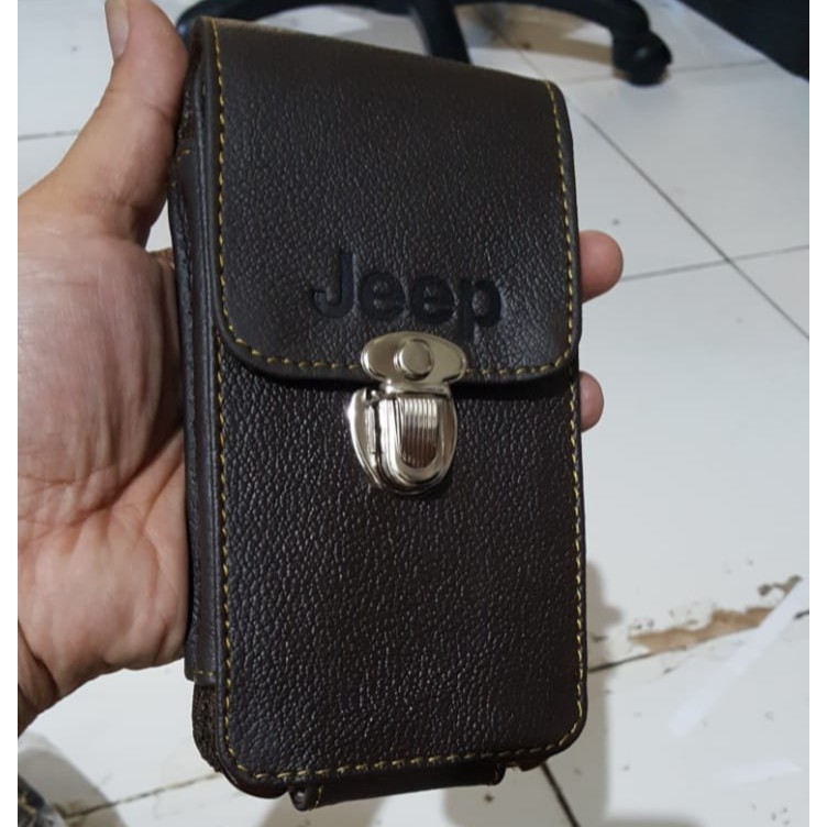 Dompet hp kulit sarung hp pria kulit asli dompet hp pria dompet hp pinggang cowok keren simpel