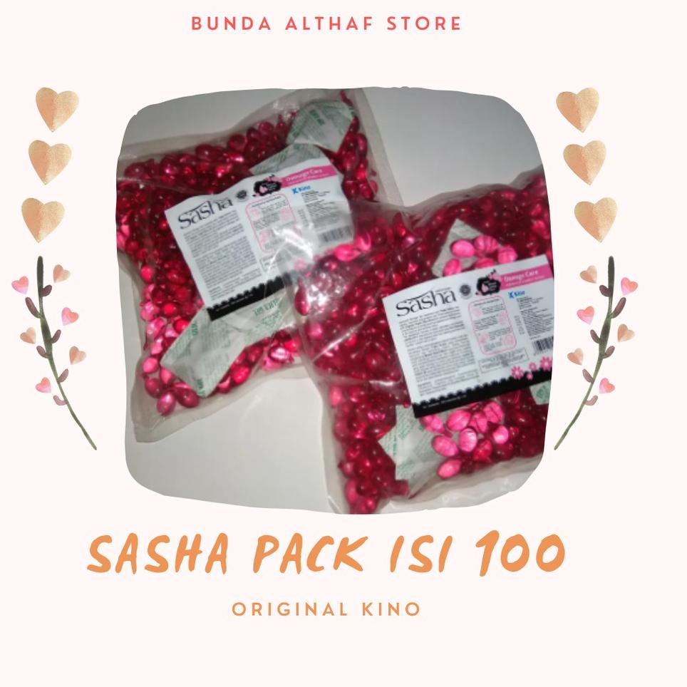 ANE1 {BA STORE} SALE Sasha Vitamin Rambut Pink per Pack isi 100/Hitam 1 jar isi 40 Promo♞ ..,,......