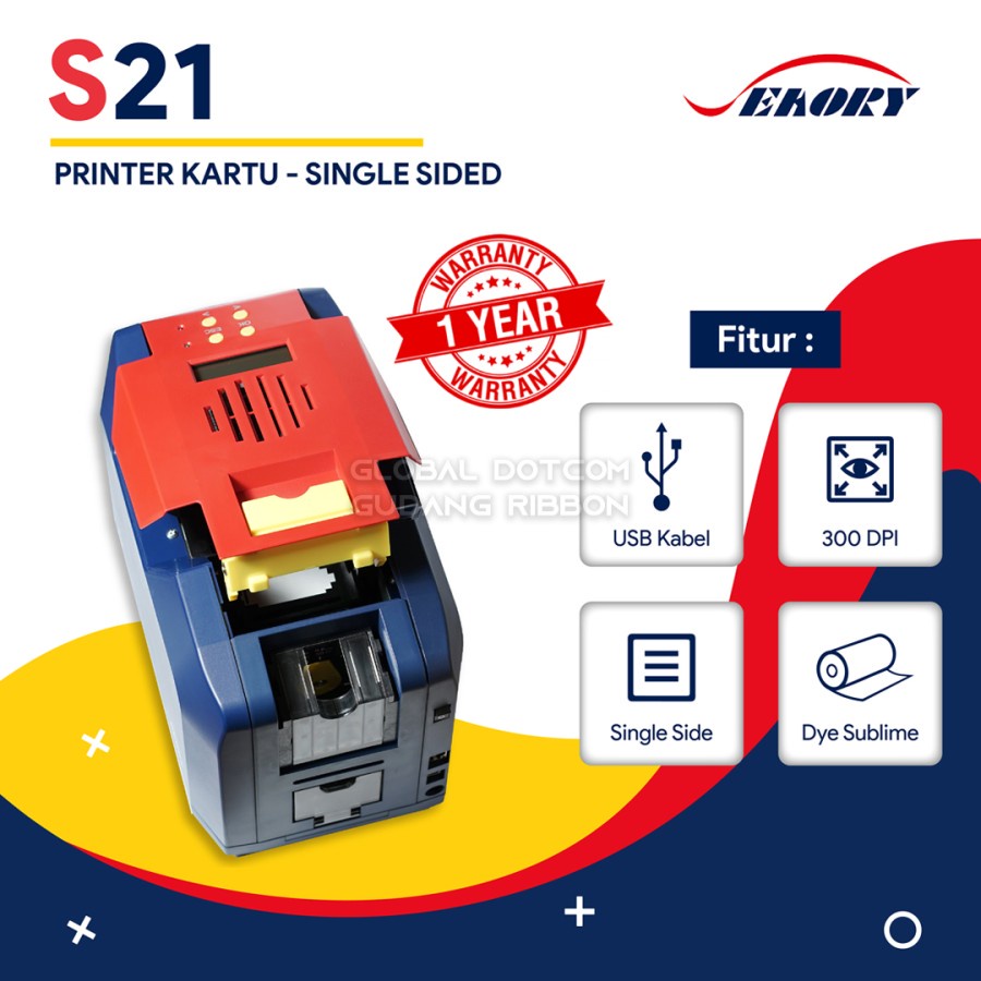 PRINTER ID CARD SEAORY S21 SINGLE SIDE 300 DPI USB CETAK KARTU PVC