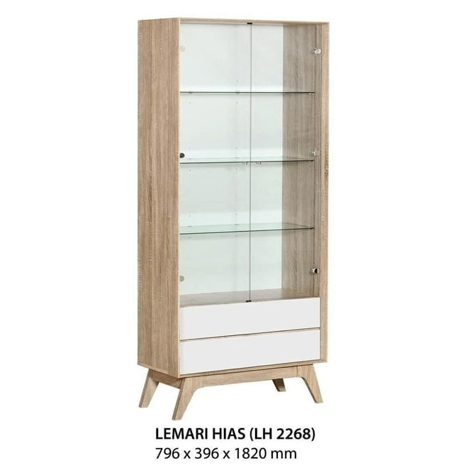  Lemari  Pajangan Kaca  LH 2268 Shopee  Indonesia