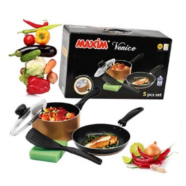 MAXIM VENICE WAJAN TEFLON SET