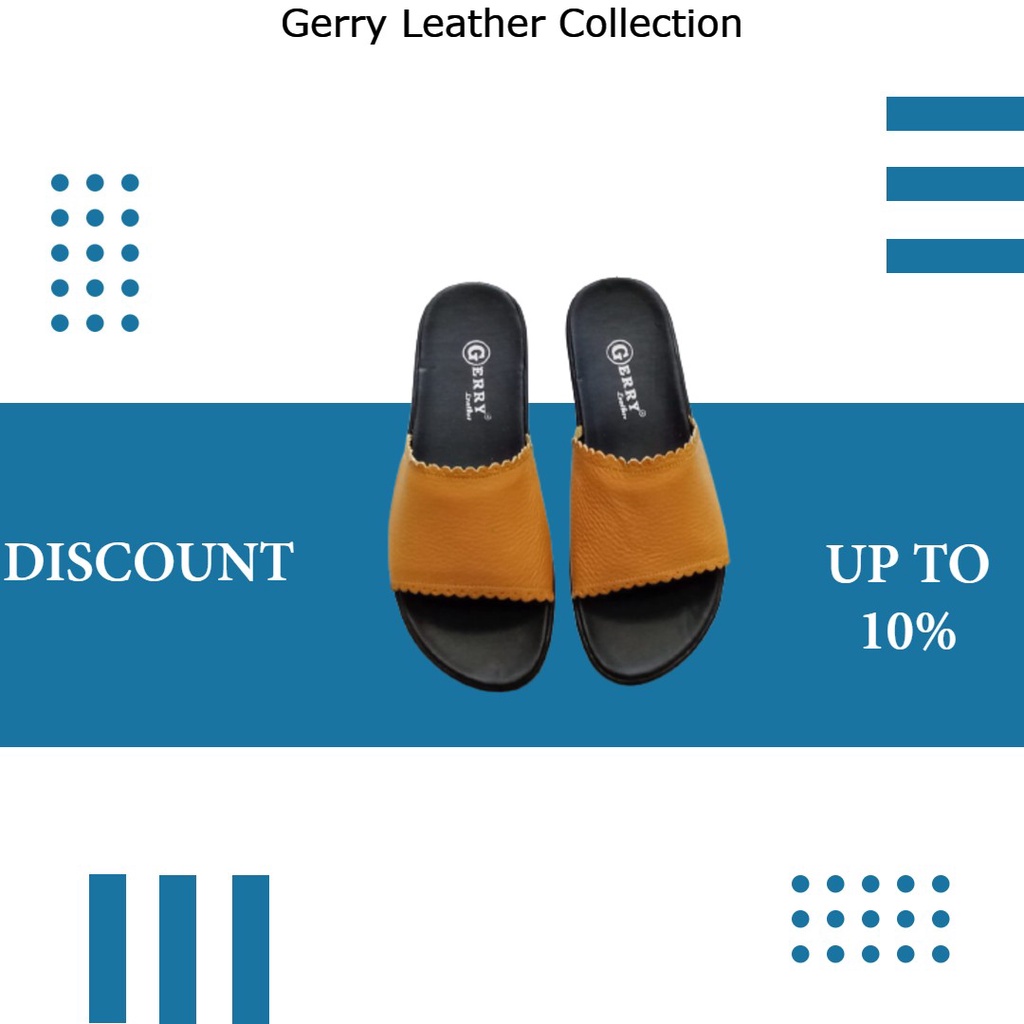 Sandal Kulit Wanita Model Kokop Denay - Gerry Leather