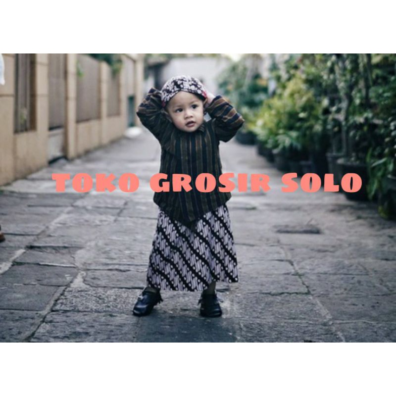 setelan baju lurik anak cowok//setelan surjan lurik anak//baju adat jawa//lurik khas jawa