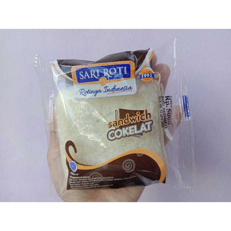 

Roti Sandwich Cokelat #SariRoti