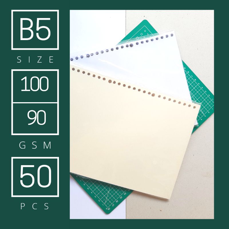

Loose Leaf Kertas Binder Premium Ukuran B5 26 Lubang/Ring