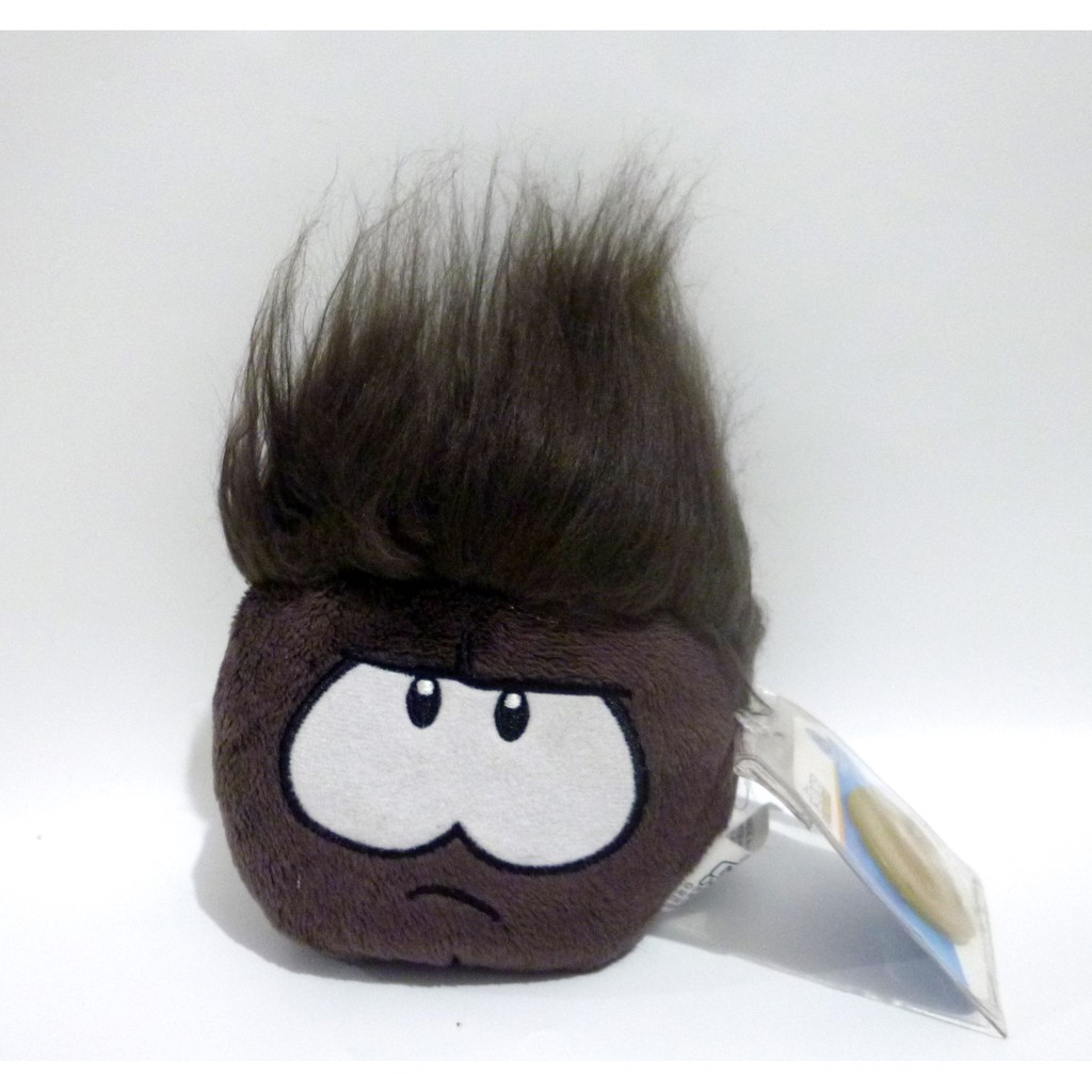 Boneka Disney Club Penguin Plush Puffle Black Includes Coin Original