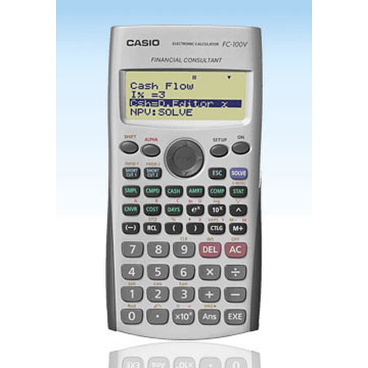 

Calculator - Casio - Financial Calculator FC-100V