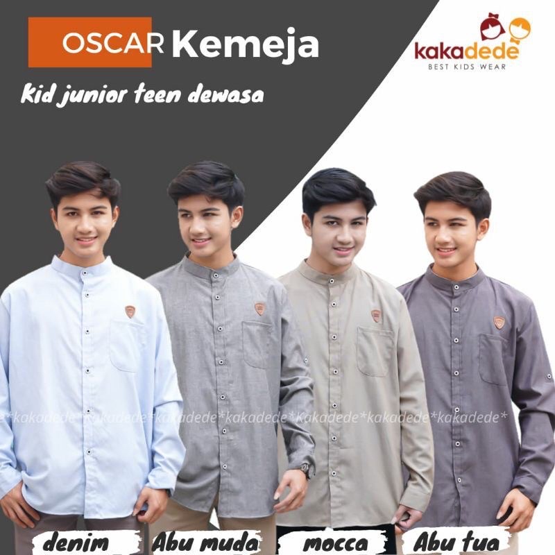 Kemeja Koko Kemko Anak Kemeja Oscar KakaDede Kids Remaja