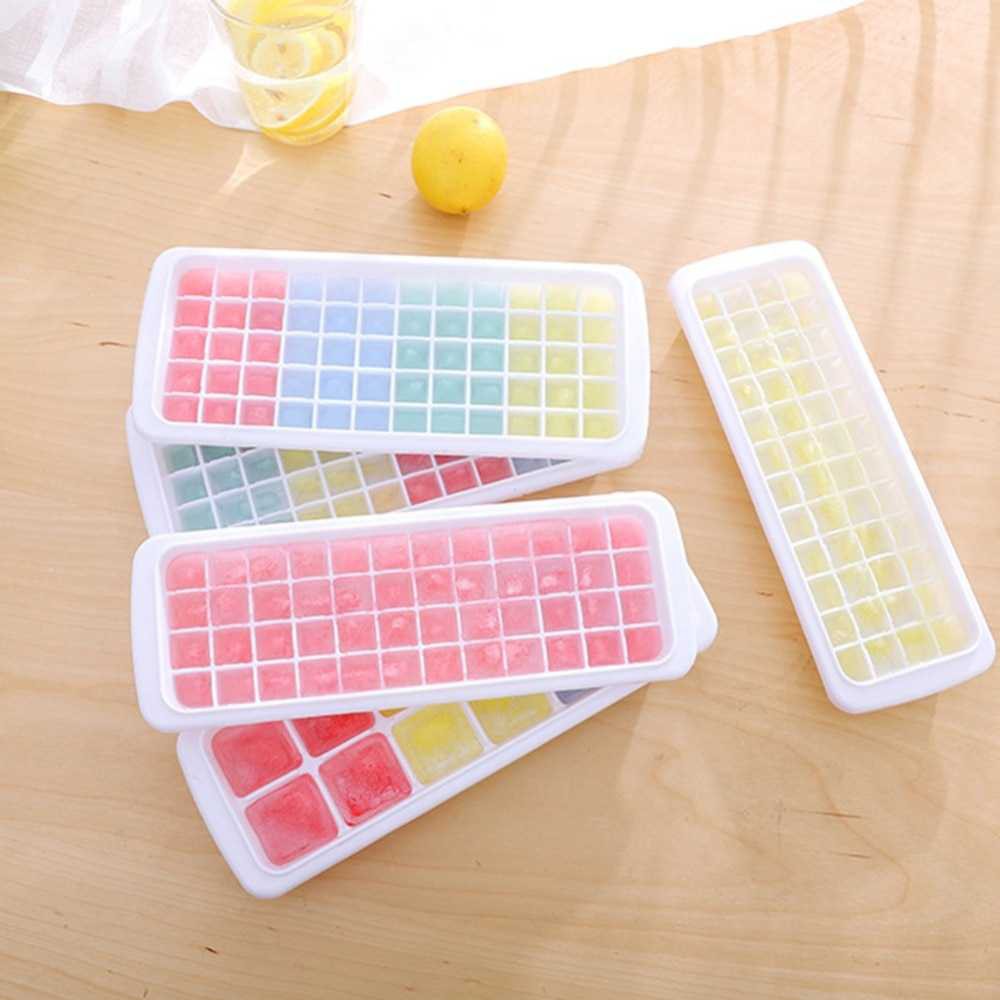 KR Cetakan Es Batu Model Grid Kotak 12 48 60 Bahan Plastik Yang Aman Ice Cube Maker