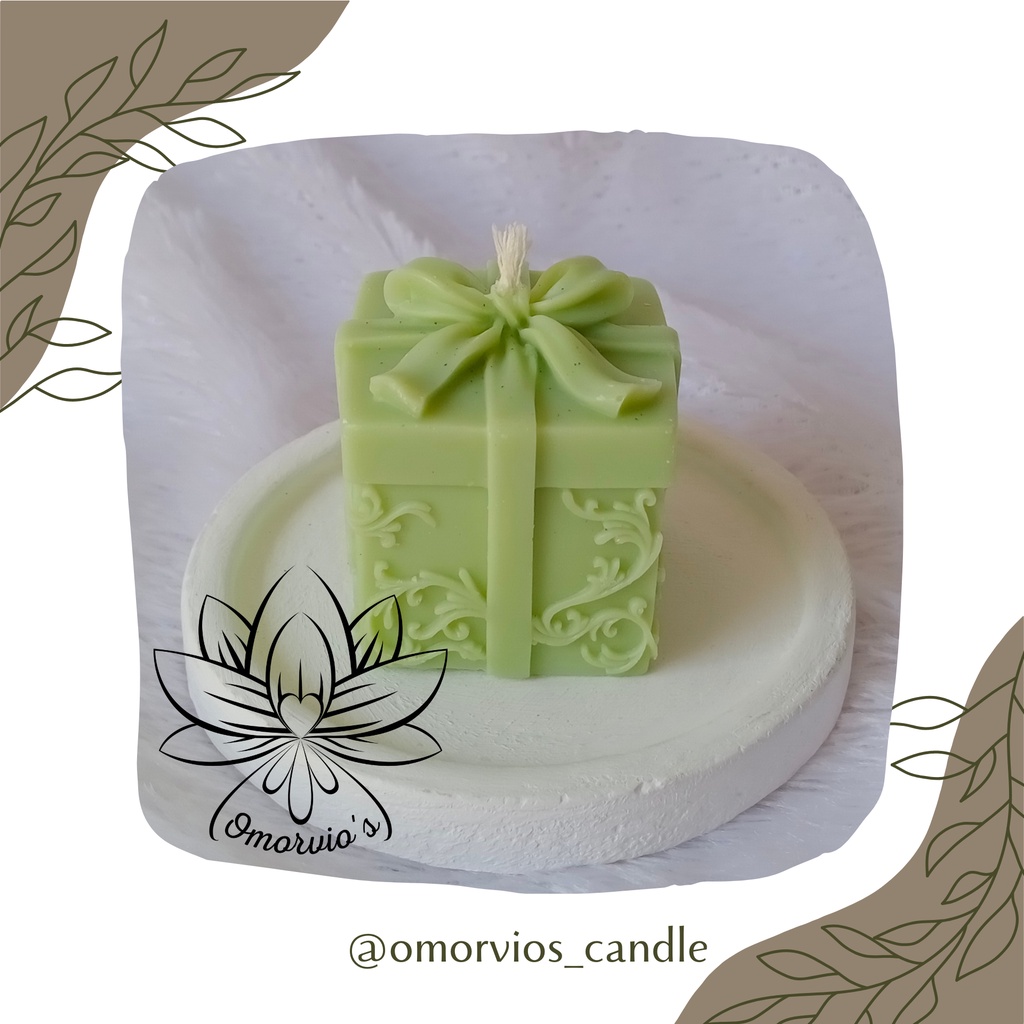 Scented Candle Unik Lilin Aromaterapi bentuk Kado Scented Candle Gift Scented Candle bentuk Kado