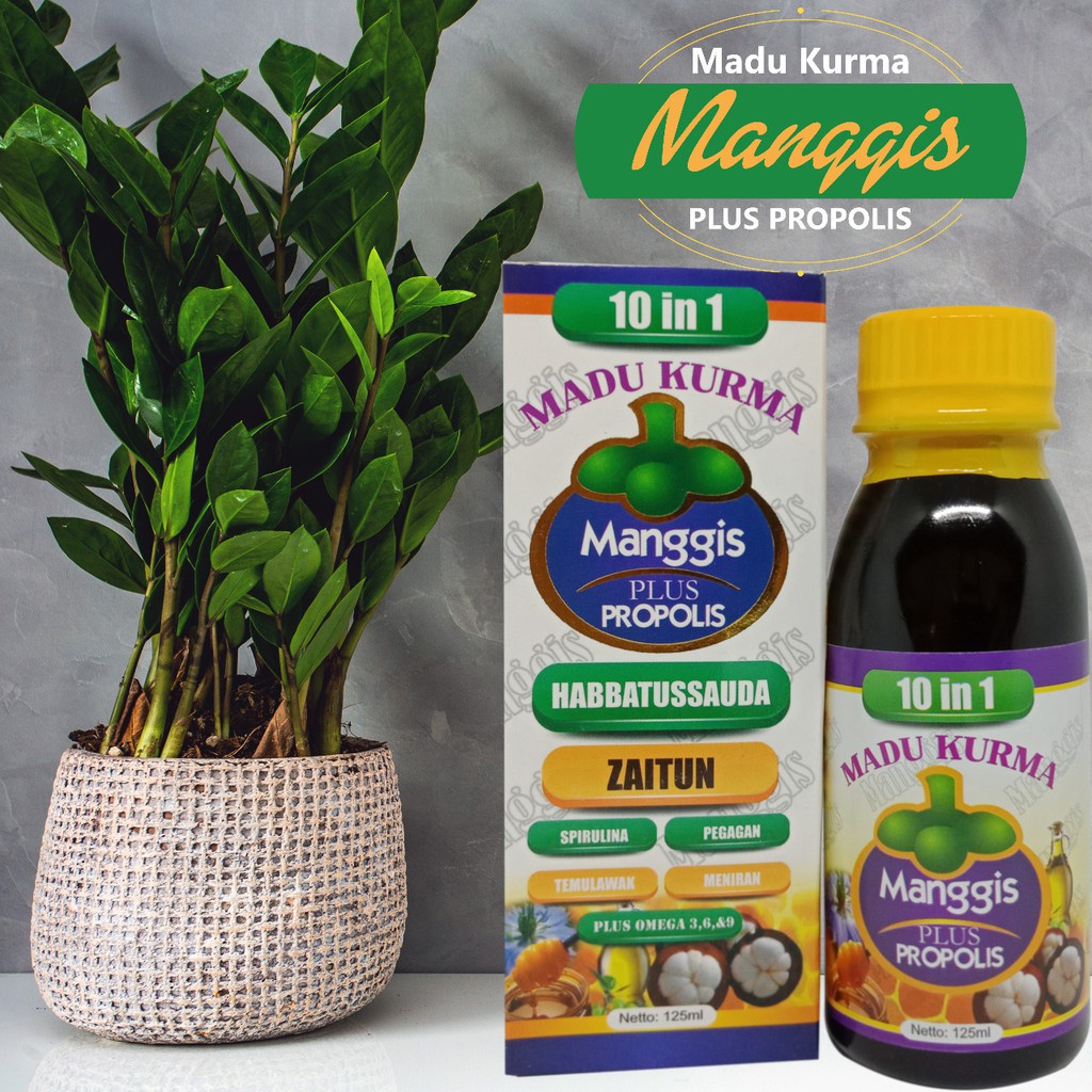 Madu Kurma Manggis Plus Propolis 10in1 125 ml - Madu Anak