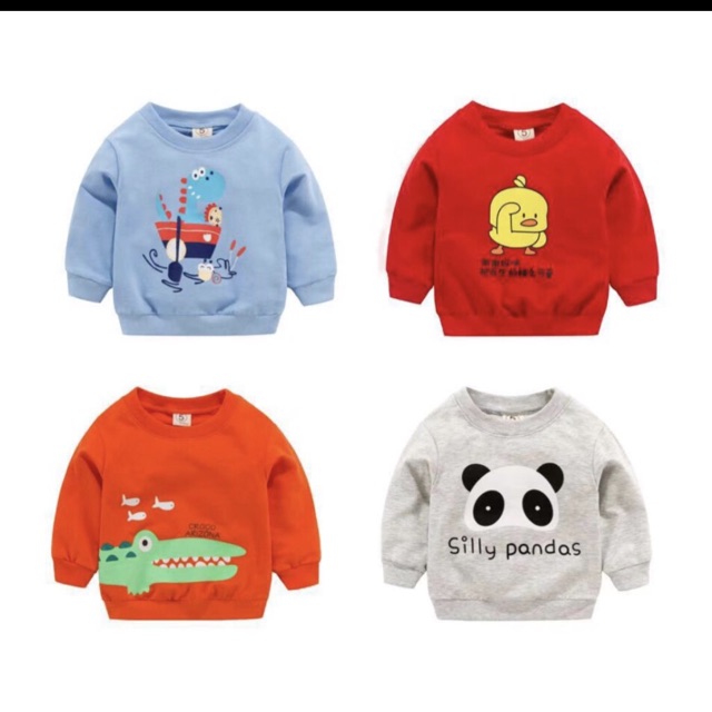 SWEATER ANIMO baju lengan panjang anak import