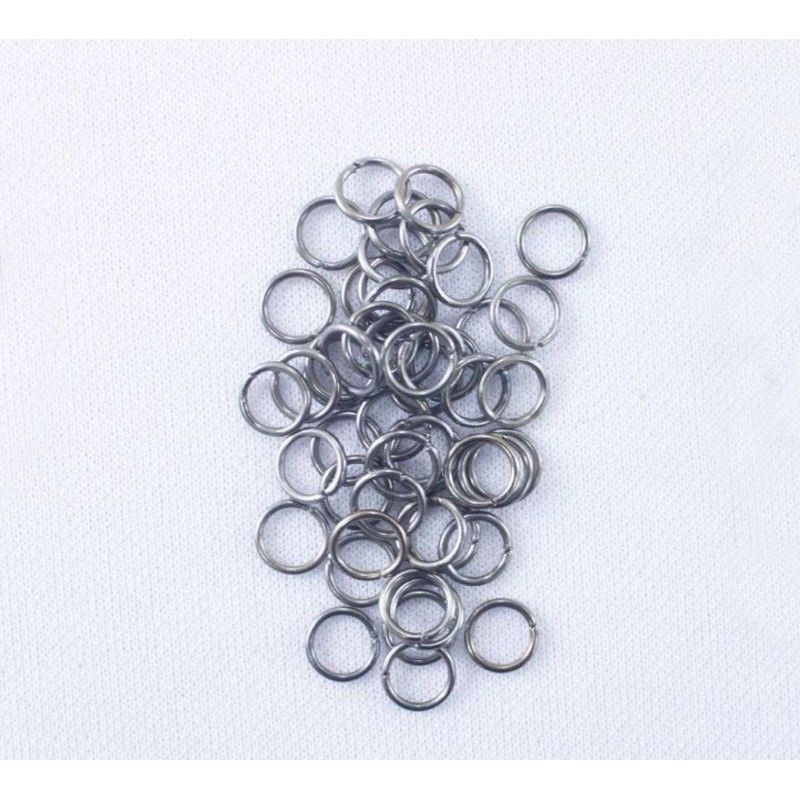 (10pcs) Jump Ring O Ring Pengait Tali Masker Gelang Dan Kalung 0.5mm