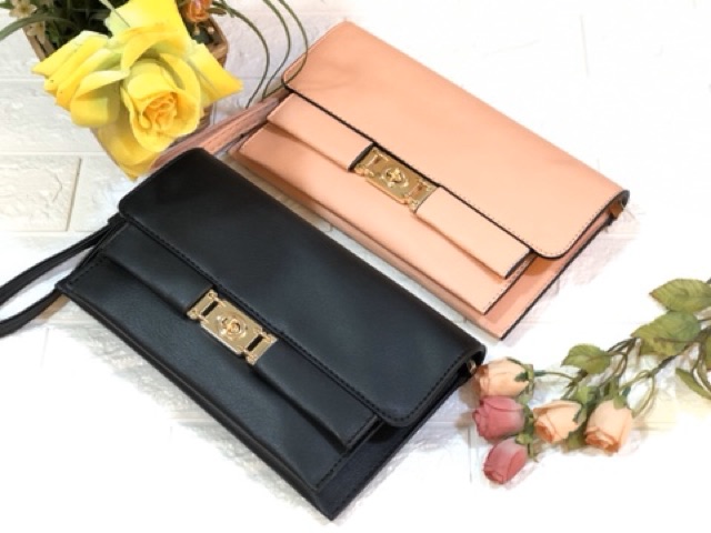 Tas Pesta Envelope Clutch Dua Ruang Import