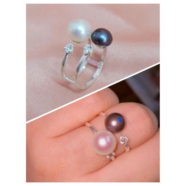 Cincin perak mutiara asli lombok bersertifikat / Cincin perak  / Cincin perak asli / Cincin perak mu