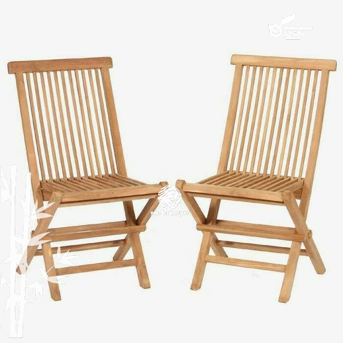 Kursi Makan Anak Kayu Jati - Kursi Lipat Kayu Jati Modern Minimalis