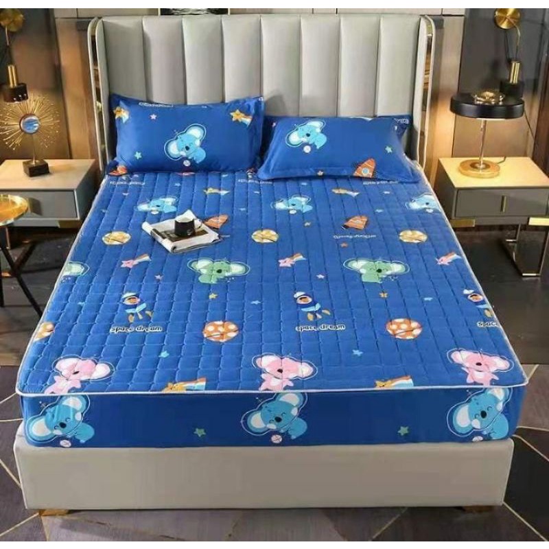 Sprei Sultan Waterproof anti ompol anti tahan air size 160×200 120×200 Seprei Adem full Karet-Waterprof- Koala