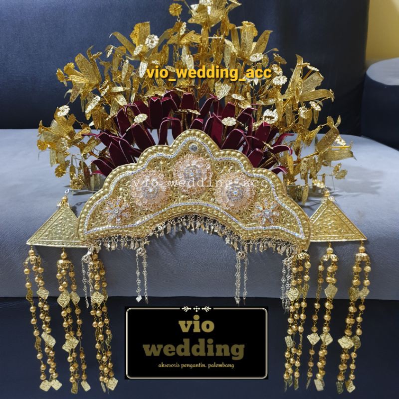 mahkota pengantin palembang FDM